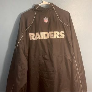 NFL Reebok Raiders Windbreaker XXL